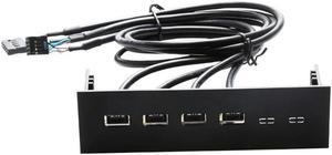 FOR PC computer front panel with 4 ports USB2.0 ports 60cm USB cable 5.25 front bay