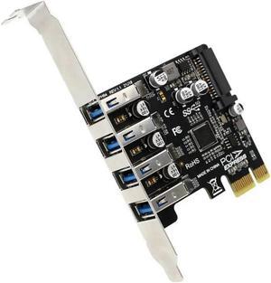 FOR Unleash the Full Potential of Your PC with 4 Port Pci-e Express Controller Expansion Adapter Card and 5gbps Transfer Speeds