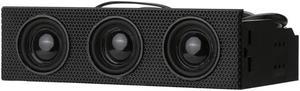 FOR 9005 5.25 Stereo Surround Speaker PC Front Panel Computer Case Built-in Mic Music Loudspeakers