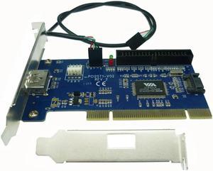 FOR eSATA+USB Combo port PCI card internal SATA+IDE hybrid card RAID 40pin pci to power esata