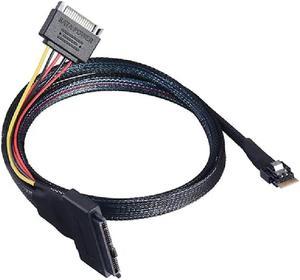 FOR SAS SFF8654 4i to SFF8639 Nvme Interface U2 Hard Drive High-Speed Cable Computer