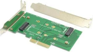 FOR M.2 NGFF PCIe 4 LANE SSD to PCIE 3.0 x4 NGFF to SATA Adapter for xp941 IT M6E With Low Profile Bracket