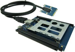 FOR Half Full Size Mini PCIe USB 2.0 To 54 34 slot Adapter PCI express mini Card to Express Card Converter Reader