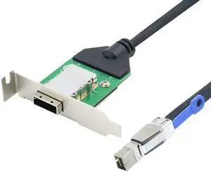 FOR Mini SAS HD SFF-8644 To HD-8088 Female Bend Server Adapter Card Conversion Cable FOR Mini SAS HD SFF-8644 To HD-8088 Female Bend Server Adapter Card Conversion Cable