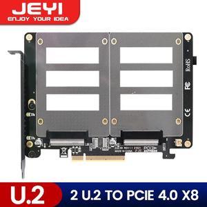 FOR U.2 to PCIe 4.0 Adapter NVMe 2.5 U.2 (SFF-8639) SSD PCIe x4 x8 x16 Expansion Card - U.2 SSD - U.2 Drive (PEX4SFF8639