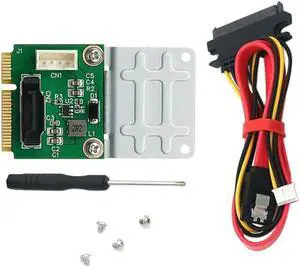 FOR MSATA To SATA 2.5 Inch Adapter Board With 2.0PH SATA To SATA7+15 Female Adapter Cable (5V Power)