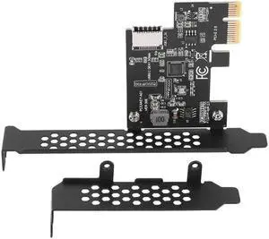 FOR PCI Express 2.0 X1 USB 3.2 Gen1 TYPE-E Add On Card Pcie Front Type-C Adapter Riser USB3.1 Gen1 A-KEY 5Gb Expansion Card