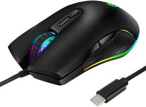 FOR USB C Mouse Type C Ergonomic Wired Mouse Gaming Mouse Optical Mouse