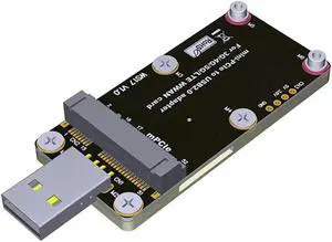 FOR Mini-Pcie To USB2.0 Adatper For 3G/4G/5G WWAN Card With SIM Dual Card Slot High Speed MPCIE To USB 2.0 Riser Card