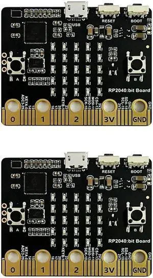 FOR 2PCS For Pi PICO RP2040 Bit Motherboard Compatible With BBC Microbit Shape P ramming Motherboard