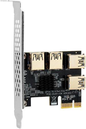 FOR PCIE 1 To 4 Riser Card PCIE 1X To 4 Adapter Card Support 10 Series Graphics Cards For Miner Device