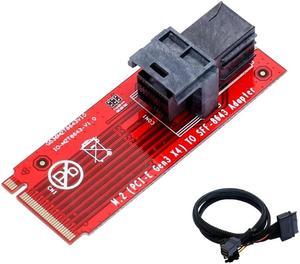 FOR M.2 Pcie 4.0 Gen4 X4 To SFF-8643 Adapter Card For Nvme Memory E.G. U.2 SSD The Speed Can Arrive More Than 7000MB/S