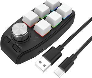 FOR USB Custom P ramming ro Knob Keyboard 6 Keys Copy Paste Mini Button For Gaming Mechanical Keyboard