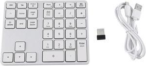 FOR 5.0 Numeric Keypad 35 Keys Digital Keyboard for Ws PC Tablet Laptop,Dark Gray