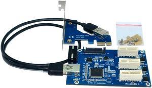 FOR PCIE To PCIE Adapter Card Pcie 1X Interface Expansion Card Riser Card PCIE 1-To-3 Port 1X Adapter Board