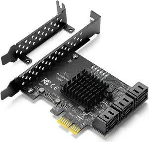 FOR Pcie SATA Card 6 Port SATA Controller Expansion Card Boot As System Disk Support 6 SATA 3.0 Devices