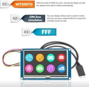 FOR Display ABS LCD Touch Display Display NX4832T035 3.5-Inch Human- hine Interface HMI Resistive Display Enhanced Series