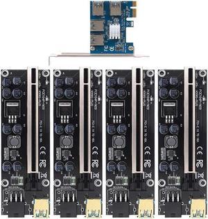 FOR PCI-E Express 1X To 16X Riser 009S PLUS Card Adapter PCIE Slot Pcie Port Multiplier Card For BTC Miner Mining