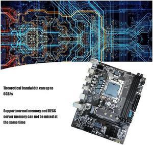 FOR X79 PC Gaming Motherboard With Switch Cable LGA1356 2XDDR3 ECC REG Memory Slot M.2 NVME SATA3.0 Motherboard Set