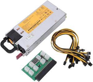 FOR All In Power Supply With Breakout Board And Power Cable HSTNS-PL18 DPS-750RB A 506821-001 511778-001 Mining PSU