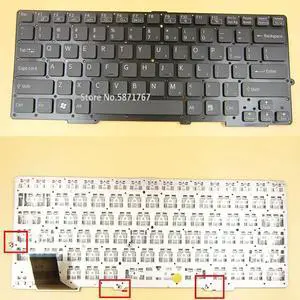 FOR Black Laptop US keyboard For VAIO SVE-13 SVE13 SVS-13 SVS13 1-490-097-11 149009711 550121702U0-035-G 9Z.N6BFF.C01
