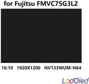 FOR 13.3 16:10 LED LCD Screen IPS Display Panel Matrix NV133WUM-N64 0B27 1920x1200 30 Pins 60 Hz