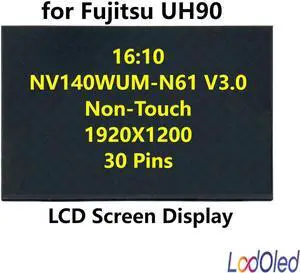 FOR 14 16:10 1920x1200 NV140WUM-N61 V3.0 LED LCD Screen IPS Display Panel Matrix for UH90 30pins