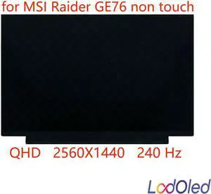 FOR 17.3 240Hz QHD LCD Screen LED Display for GE76 09F9 IPS Panel Matrix 2560x1440 40 Pins