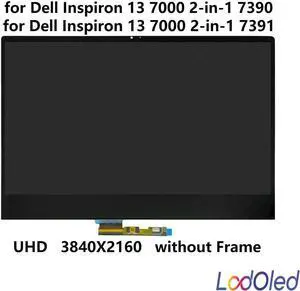 FOR 13.3 FHD/4k for 13 7000 2-in-1 7390/7391 IPS LED LCD Screen Display Digitizer Assembly 30/40pins 60 Hz
