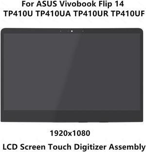 FOR 14.0 FHD LCD Screen Display Panel Digitizer Glass Assembly For book Flip 14 TP410 TP410U TP410UA TP410UR TP410UF
