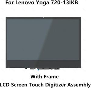 FOR 13.3 for 720-13IKB 81C3 LP133WF4-SPB1 LCD Screen Display Digitizer Glass Panel Assembly with Bezel 1920x1080