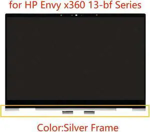 FOR 13.3 FHD IPS 16:10 LCD Screen Display Assembly for 13-bf0002na With Frame Blue/Silver 30 Pins 60 Hz