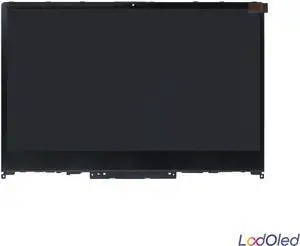 FOR 14 FHD LCD Screen Display LED Panel Digitizer Glass Assembly + Bezel Frame for C340-14IML 81TK 1920x1080