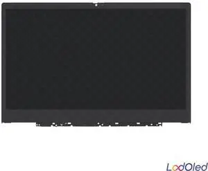 FOR 13.3 FHD LCD Screen Display Digitizer Glass Assembly + Bezel Frame for 5 CB-13IML05 5D10S39657
