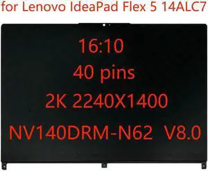 FOR 5 14ALC7 82R9 FHD/QHD IPS LED LCD Screen Matrix Assembly 1920x1200/2240x1400 EDP 30/40 Pins 60 Hz