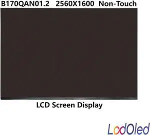 FOR 17.0 16:10 240Hz WQXGA 2560x1600 LCD Screen IPS Display Panel Matrix B170QAN01.2 AUO84A6 40pins Narrow