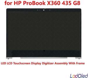 FOR 13.3 FHD LED LCD screen Display Digitizer Assembly With Frame for ProBook 435 G8 1920x1080 30pins 60Hz