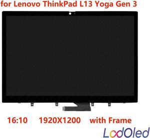 FOR L13 Gen 3 21B50037US 13.3 IPS LED LCD Screen Assembly with Frame 1920X1200 30 Pins 60hz