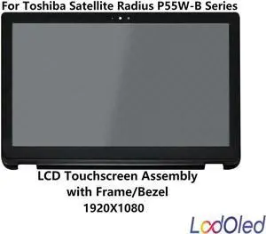 FOR 15.6 FHD LCD screen Digitizer Assembly P000608910 for P55W-B5318D 1920X1080 30 Pins 60 Hz