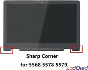 FOR 15.6 FHD LCD Display Screen Glass Digitizer Panel Assembly+Frame 40 Pin For 15 5568 5578 5579 P58F P58F001