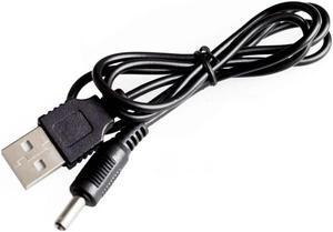 FOR USB 2.0 A Male To 3.5x1.35mm 3.5mm Plug Barrel Jack 5V DC Power Supply Cord Adapter Charger Cable 3.5*1.35mm
