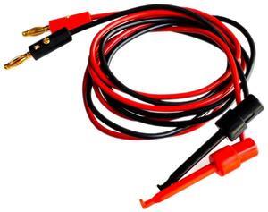 FOR Hot Multimeter Dual Test Hook Clip to Male Plug Cable 4ft 4 in 1