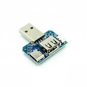 FOR USB Head Switchboard Male USB Connector to Type-c Micro USB Female USB 2.54-4P transfer test board USB adapter plate XY-USB4