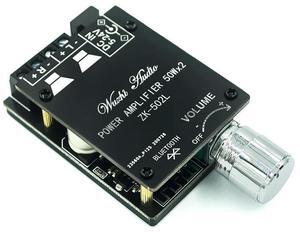 FOR ZK-502L MINI 5.0 DC 5-24V Wireless Audio Digital Power amplifier Stereo board 50Wx2 Amp Amplificador