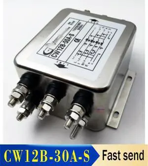 FOR Power filter CW12B-30A-S CW12B-40A-S 3-phase 3-wire connector