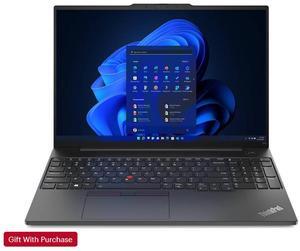 Lenovo ThinkPad E16 Gen 2, WUXGA IPS 16" , Intel Core Ultra 7 155U, 16GB DDR5 RAM, 512 GB Nvme SSD, Windows 11 Pro (Bonus Gift With Purchase)