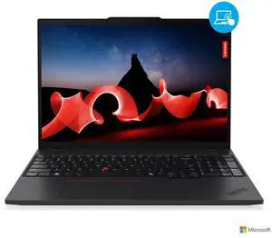 Lenovo ThinkPad T16 Gen 3  Laptop, 16" Touch IPS, Intel Core Ultra 7-155U AI-Ready, 16GB DDR5 RAM, 1TB SSD Nvme, Win 11 Pro, Black Friday Price