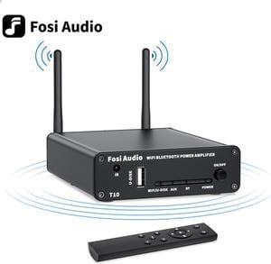 Fosi Audio T10 WiFi Bluetooth 5.0 Stereo Receiver Amplifier 2.4G Wi-Fi and Fosi  Audio P1 Tube Pre-Amplifier Mini Hi-Fi Stereo Preamp 6K4 Valve Vacuum  Pre-amp 