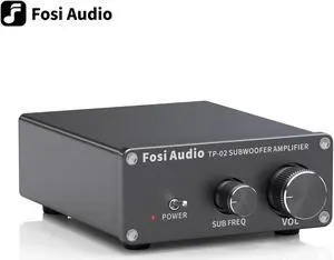 Fosi Audio TP-02 TDA7498E Subwoofer Amplifier Mini Sub Bass Digital Class D Integrated Subwoofer Amp 220Watt Fosi Audio TP-02 TDA7498E Subwoofer Amplifier Mini Sub Bass Digital Class D Integrated Subwoofer Amp 220Watt