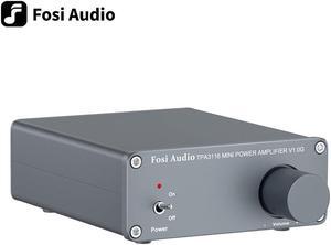 Fosi Audio V1.0G 2 Channel Class D Mini Stereo Amplifier for Home Speakers TPA3116 50W x 2 with Power Supply